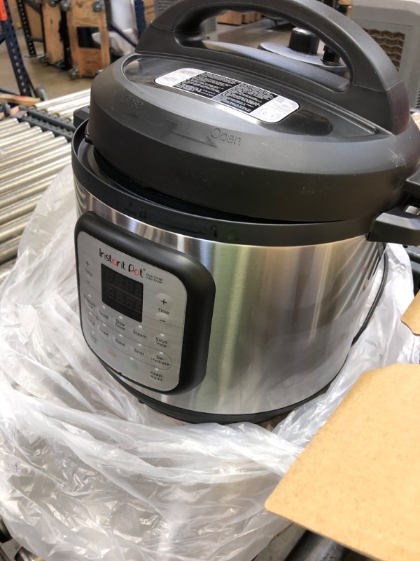 Photo 2 of Instant Pot Duo Crisp 11-in-1 Air Fryer and Electric Pressure Cooker Combo with Multicooker Lids that Air Fries, Steams, Slow Cooks, Sautés, Dehydrates, & More, Free App With Over 800 Recipes, 8 Quart
