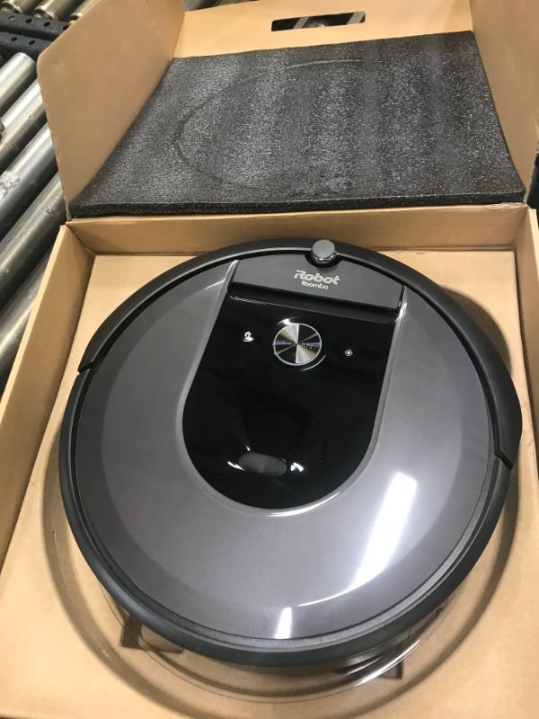 Photo 2 of iRobot Roomba i7+ (7550) Robot Vacuum with Automatic Dirt Disposal - Empties Itself for up to 60 days, Wi-Fi Connected, Smart Mapping, Works with Alexa, Ideal for Pet Hair, Carpets, Hard Floors, Black
