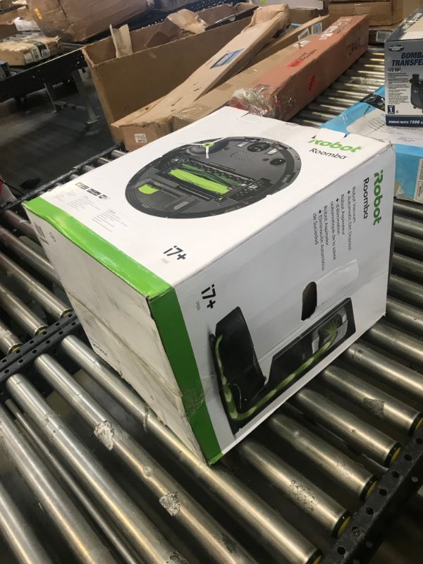 Photo 5 of iRobot Roomba i7+ (7550) Robot Vacuum with Automatic Dirt Disposal - Empties Itself for up to 60 days, Wi-Fi Connected, Smart Mapping, Works with Alexa, Ideal for Pet Hair, Carpets, Hard Floors, Black
