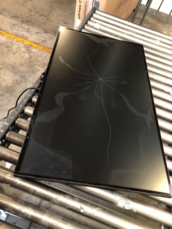 Photo 1 of DAMAGED  - READ - LG 43UN700-B 43 Inch Class UHD (3840 X 2160) IPS Display with USB Type-C and HDR10 with 4 HDMI inputs, Black
- SCREEN IS CRACKED - PARTS ONLY 
