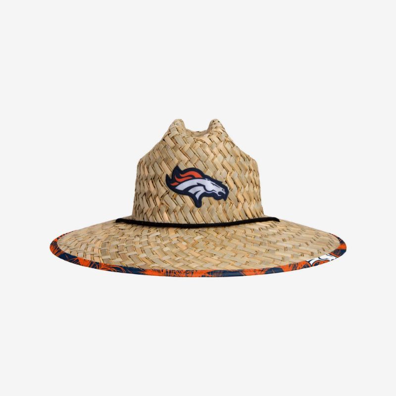 Photo 1 of Denver Broncos Floral Straw Hat
