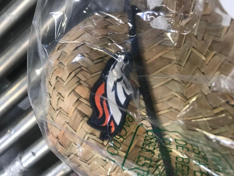 Photo 3 of Denver Broncos Floral Straw Hat
