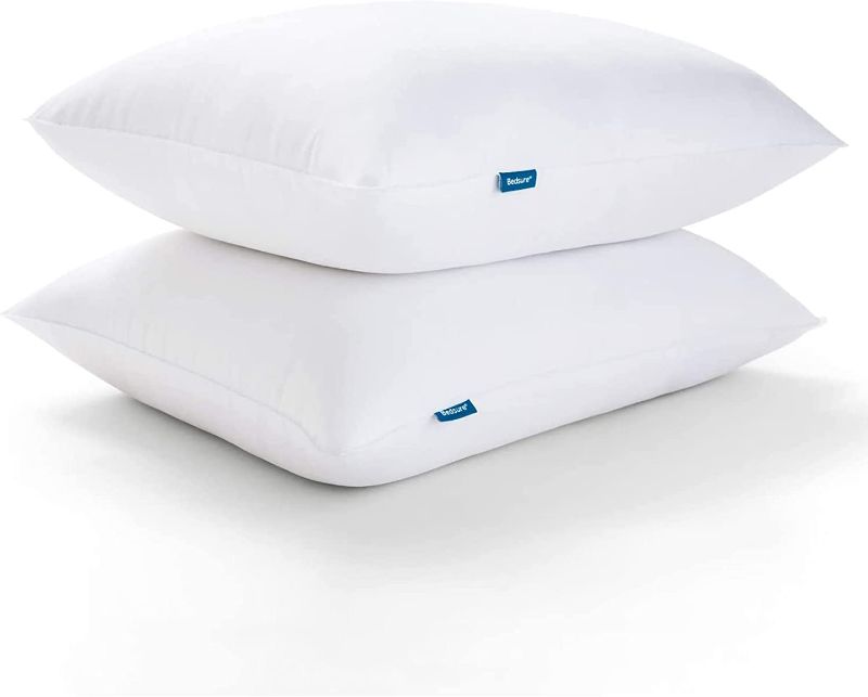 Photo 1 of Bedsure Pillows Queen Size S - Queen Pillow Pack Down Alternative Hotel Quality Bed Pillows for Sleeping Soft and Supportive Pillows for Side and Back Sleepers
(ONLY ONE PILLOW)