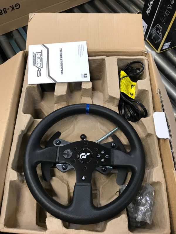 Photo 1 of Thrustmaster T300 RS - Gran Turismo Edition Racing Wheel (PS5,PS4,PC)
