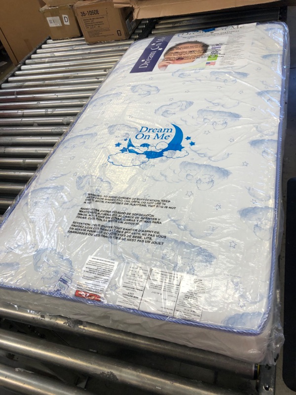 Photo 1 of Dream on me 2 in 1 Breathable Sweet Dreams 88 coil spring crib and toddler bed mattress