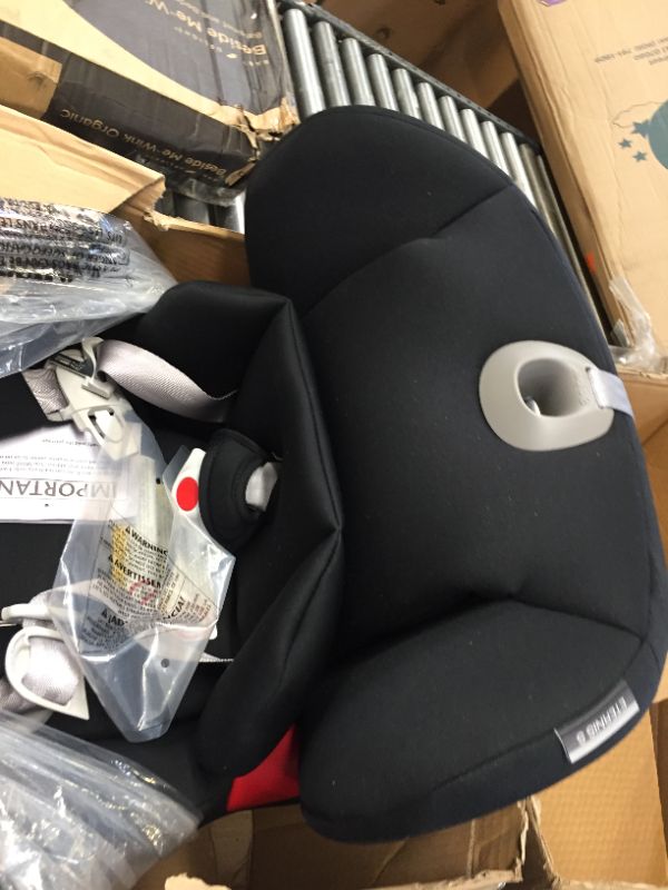 Photo 2 of Cybex Eternis S, All-in-One Convertible Car Seat, Use from Birth to 120 lbs, Reclining 12-Position Height-Adjustable Headrest, Side Impact Protection, Lavastone Black
