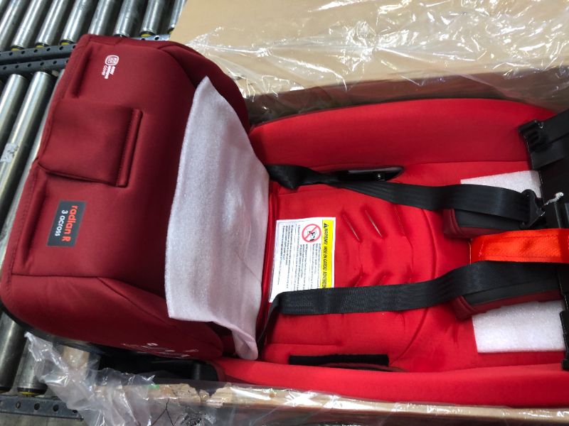 Photo 2 of Diono Radian 3R, 3-in-1 Convertible Car Seat, Rear Facing & Forward Facing, 10 Years 1 Car Seat, Slim Fit 3 Across, Red Cherry
