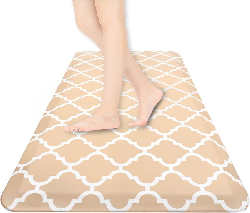 Photo 1 of Cekene Anti Fatigue Mat 20"x39" Comfort Kitchen Floor Mat 0.75'' Premium Thick Standing Deck Mats for Office Kitchen Home Desk