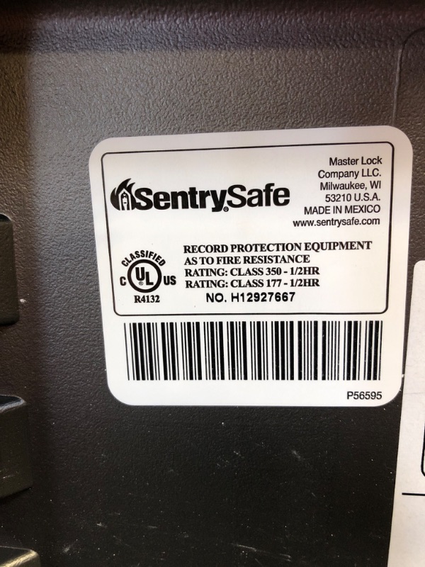 Photo 4 of Sentrysafe Waterproof Fire File Hd4100