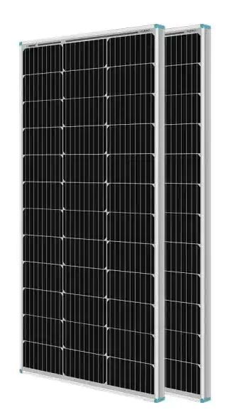 Photo 1 of 2Pcs 100-Watt 12-Volt Monocrystalline Solar Panel with High-Efficiency Module for RV Battery Boat Caravan Solar System
