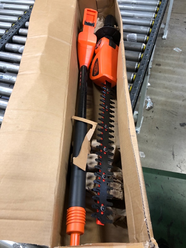 Photo 2 of Black+decker LPHT120B 20V Max Cordless Lithium-Ion 18 in. Pole Hedge Trimmer (Bare Tool)