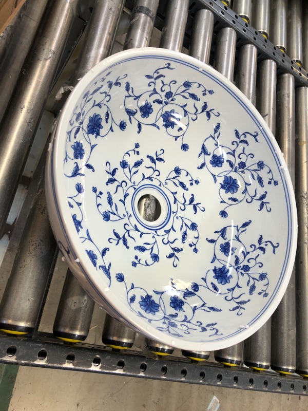 Photo 1 of 16 INCH DECORATED CERAMIC BOWL