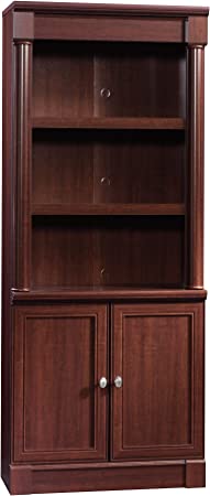 Photo 1 of  BOX 2 OF 2 -------- Sauder Palladia Library with Doors, Select Cherry Finish & 2-Shelf Bookcase, Select Cherry Finish ----MISSING 1 OF 2