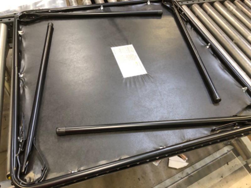 Photo 2 of 34" x 34" Folding Table Black - Plastic Dev Group

