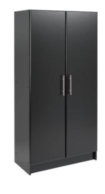 Photo 1 of 32" Elite Storage Cabinet Black - Prepac - parts only. 

