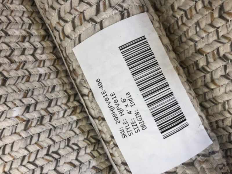Photo 1 of BRAIDED AREA RUG 4X6 