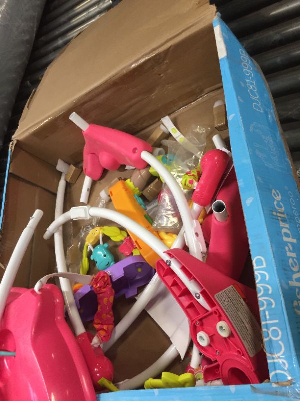 Photo 1 of Fisher-Price Jumperoo: Pink Petals -- CLEAN BEFORE USE
