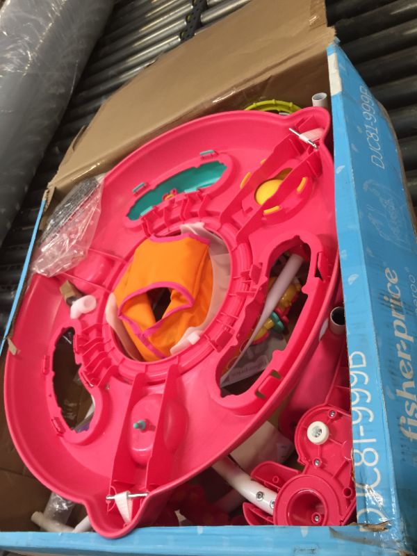 Photo 1 of Fisher-Price Jumperoo: Pink Petals -- CLEAN BEFORE USE

