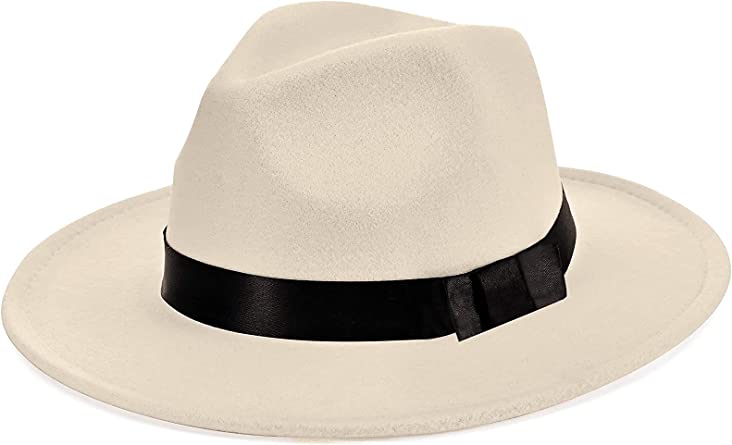 Photo 1 of BABEYOND Straw Fedora Hat for Men Panama Trilby Hat Short Brim Summer Sun Hat

