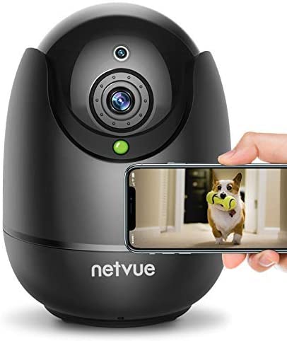 Photo 1 of Netvue Indoor Camera, Enhanced Security Camera with Advanced AI Skills for Pet/Baby/Nanny, 1080P FHD 2.4GHz WiFi Night Vision Home Camera, 2-Way Audio Dog Camera Cloud Storage/TF Card, Black
