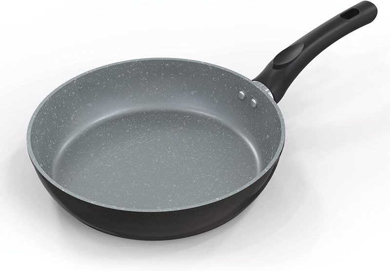 Photo 1 of SUNHOUSE - 10 inch Nonstick Frying Pan with PFOA-free, Soft-touch Ergonomic Handle - Cooking Fry Pan with Forged Aluminum Technology for Better Heat Transfer and Longer Lasting - 10" Nonstick Skillet
