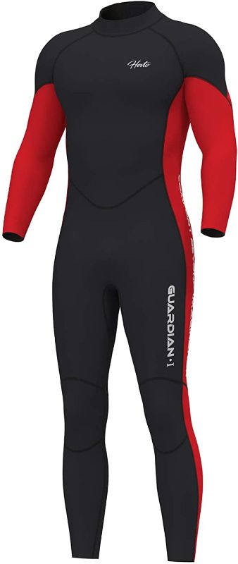Photo 1 of Hevto Wetsuits Men 3/2mm Neoprene Diving Surfing Swimming Full Suits in Cold Water Keep Warm for Water Sports. XL
