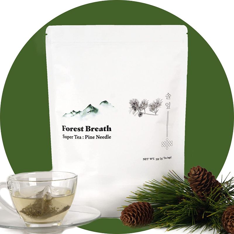 Photo 1 of DALAMHARI Pine Needle Tea Bags : Forest Breath | Pine Needles Tea Cough Drops Traditional Medicinals Tea Sore Throat Relief Throat Coat Tea Decaf Tea Breathe Easy Tea Pine Tea Sleep Tea Herb Sleepytime Tea Mullein Leaf
