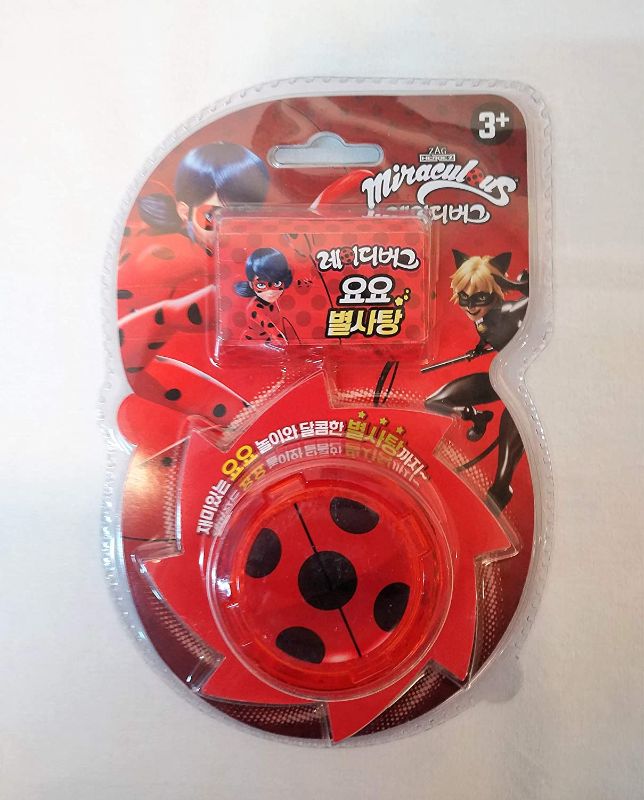 Photo 1 of 2 PK Feel Soon Retail Miraculous Ladybug Yo-Yo with Star Candy (1 Pack)
