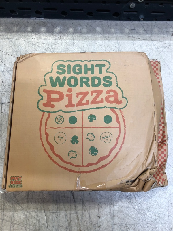 Photo 2 of Pint-Size Scholars Sight Words Pizza Board Game | 120 Vocabulary Words for Reading & Spelling Readiness (Dolch & Fry) | Educational Learning Board Games for Kids | Teaching Tool for Parents & Teachers
