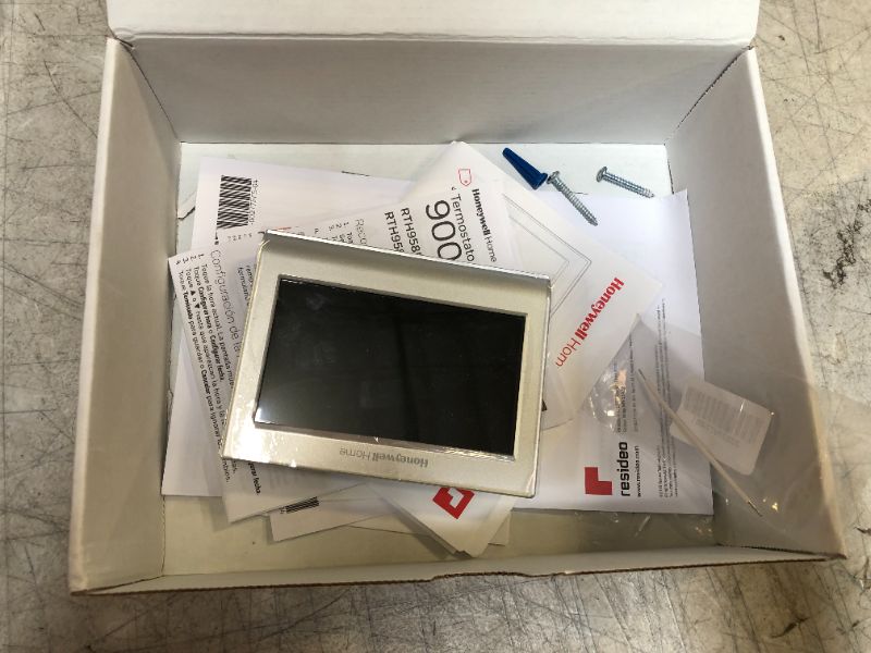 Photo 1 of Honeywell Home RTH9585WF Wi-Fi Smart Color Thermostat, 7 Day Programmable, Touch Screen, Energy Star, Alexa Ready, C-Wire Required, Not Compatible with Line Volt Heating

