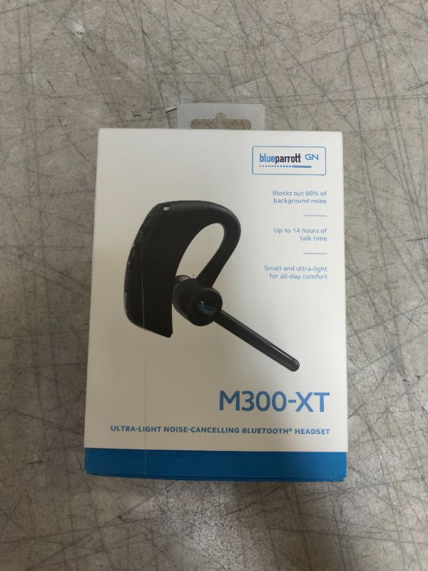 Photo 3 of BlueParrott M300-XT Noise Cancelling Hands-free Mono Bluetooth Headset for Mobile Phones with up to 14 Hours of Talk Time for On-The-Go Mobile Professionals & Drivers
