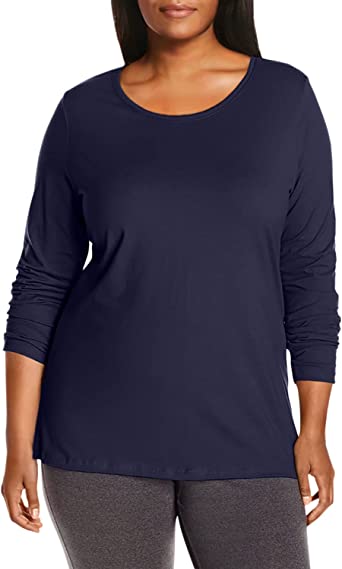 Photo 1 of JUST MY SIZE Women's Long Sleeve Tee - 2X -