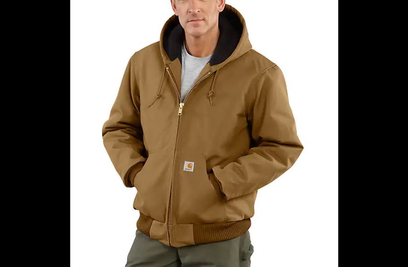 Photo 1 of CARHARTT LOOSE FIT FIRM DUCK INSULATED FLANNEL-LINED ACTIVE JAC - ITEM HAS SMELL/ODOR - MUST BE WASHED -
