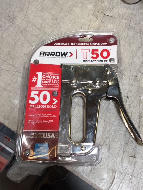 Photo 2 of Arrow 3/8-in Heavy-Duty Staple Gun Tacker
