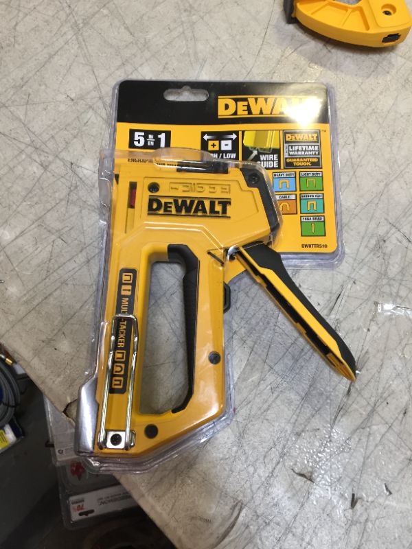 Photo 2 of DeWALT DWHTTR510 5 In 1 Multi-Tacker Tool.
