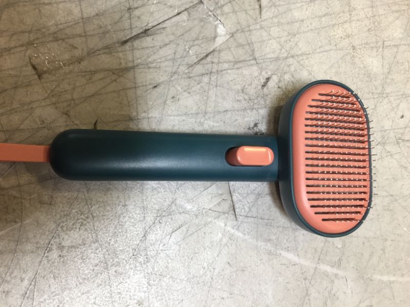 Photo 1 of Aumuca Cat Brush for Shedding and Grooming, Self Cleaning Slicker Brush for Short or Long Haired Cats And Dogs

