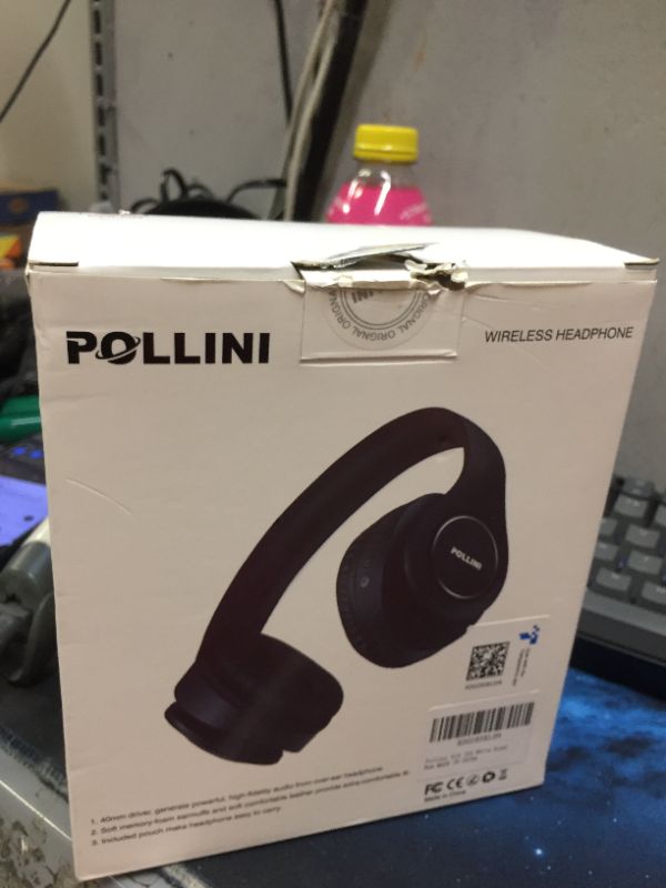 Photo 3 of Pollini Bluetooth Headphones Over Ear 40H Playtime