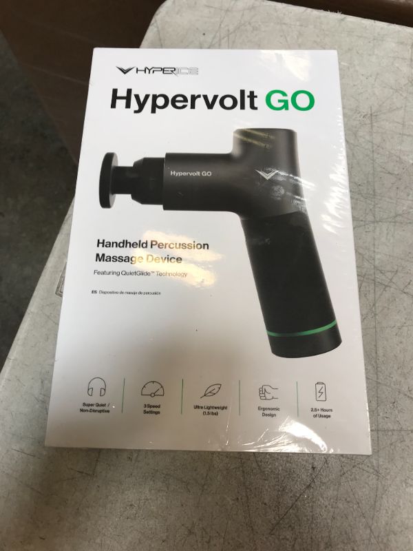 Photo 2 of FACTORY SEALED - BRAND NEW
Hyperice Hypervolt GO - Deep Tissue Percussion Massage Gun - Take Pain Relief and Sore Muscle Recovery on The GO with This Surprisingly Powerful, Whisper-Quiet Portable Handheld Electric Massager.
