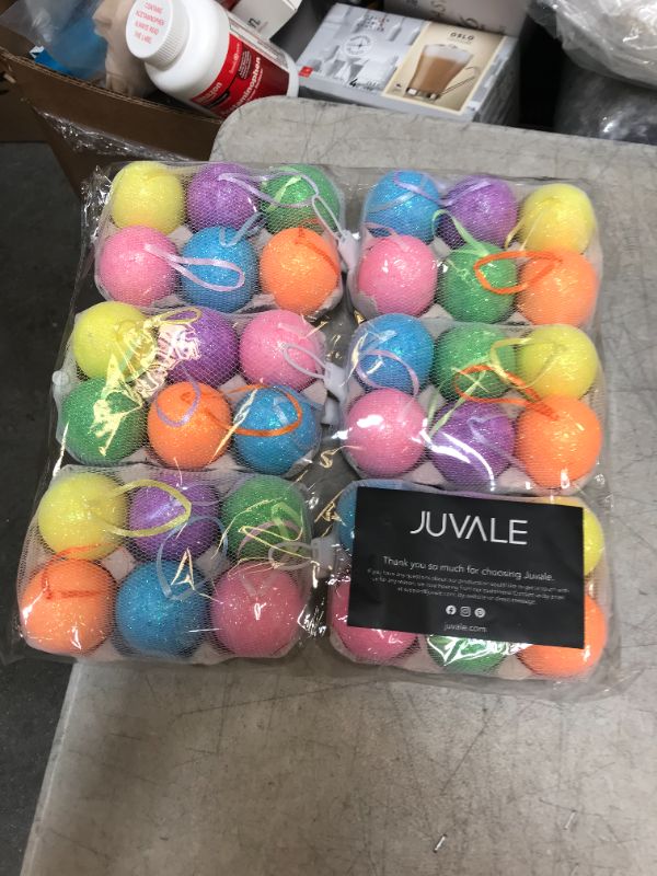 Photo 1 of Easter Egg Ornaments in 6 Sparkle Colors (36 Pack)
