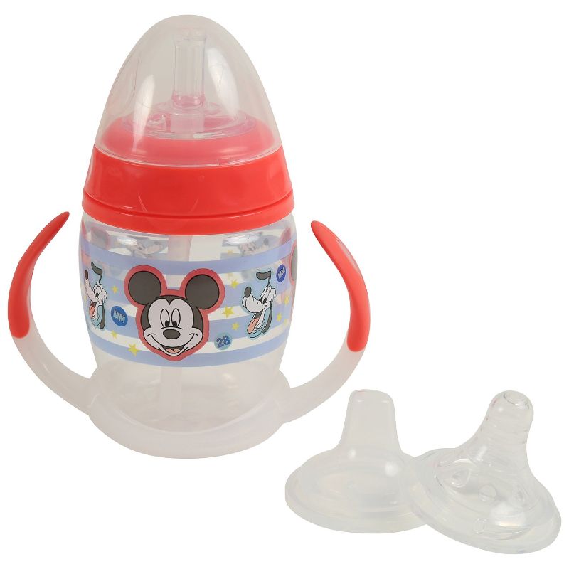 Photo 1 of Disney Mickey Mouse 6 Piece Grow with Me Sippy Cup, Red