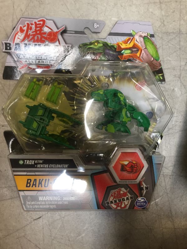 Photo 2 of Bakugan Ultra, Trox with Transforming Baku-Gear, Armored Alliance 3-inch Tall Collectible Action Figure
