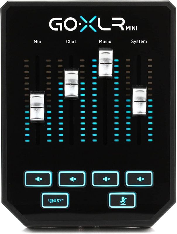 Photo 1 of TC-Helicon GoXLR Mini USB Streaming Mixer with USB/Audio Interface