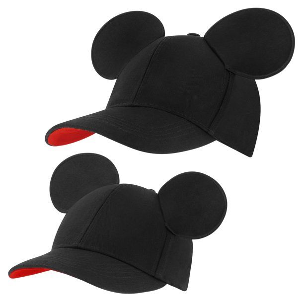 Photo 1 of Disney Mickey Mouse Ears Hat, Set of 2 for Daddy and Me, Matching Adult and Toddler Baseball Cap - ITEM IS DIRTY -