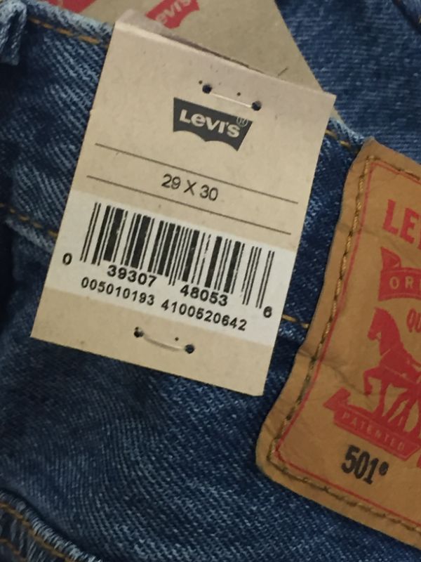 Photo 3 of Levi's Men's 501 Original Fit Jeans 29W X 30 L