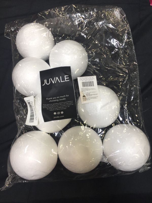 Photo 2 of 4 Inch White Foam Balls, Polystyrene for DIY Crafts, Art, School Supplies, Decorations (12 Pack)---MISSING 4---