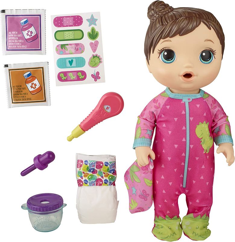 Photo 1 of Baby Alive Mix My Medicine Baby Doll for Kids Ages 3 and Up-----damage packaging 
