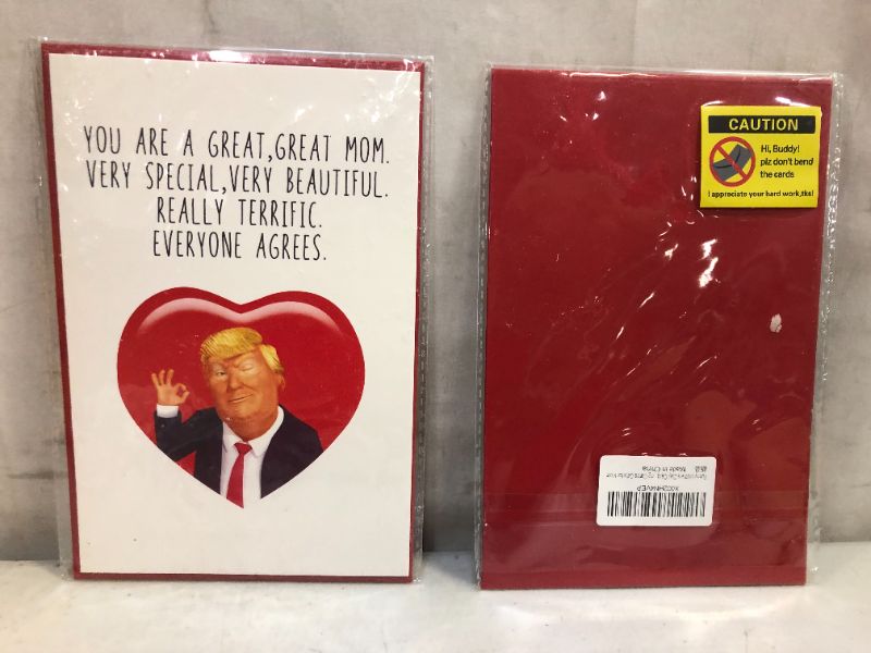 Photo 3 of 2 Pack Funny Mothers Day Card,Trump Humor Mother's Day Greeting Cards,Gifts for Mom
