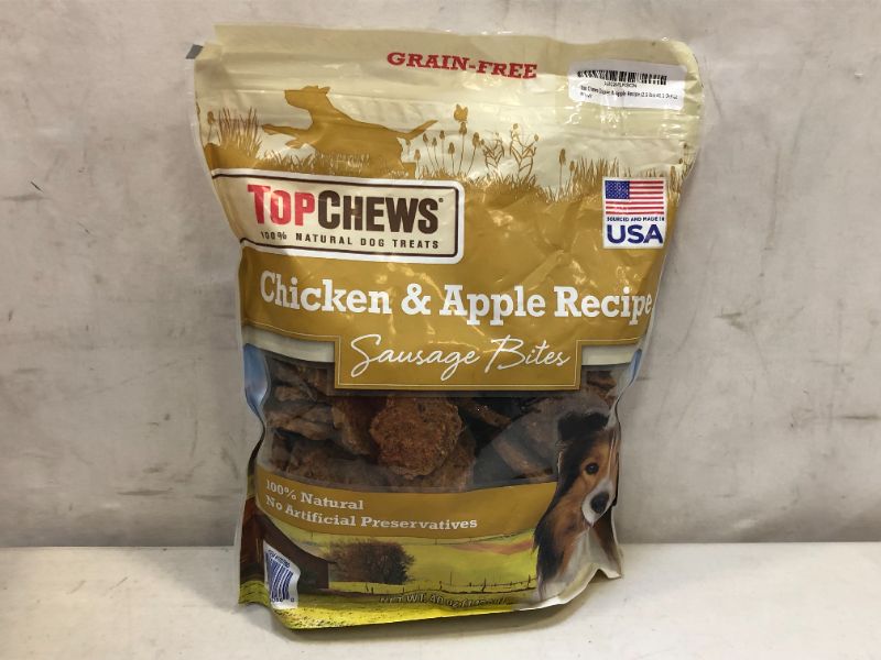 Photo 2 of 2 x 40 oz Top Chews Chicken & apple Recipe Sausage bites 100% Natural Made in US
BB:01-2023