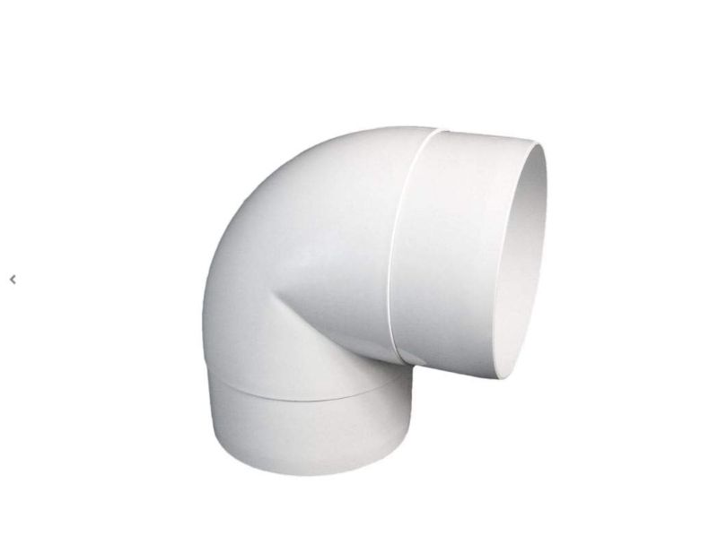 Photo 1 of 100mm / 4" Ducting Pipe Elbow 90 Degree Ventilation Round Tube Bend Connector al100-90
