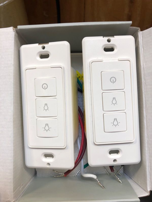 Photo 3 of 3 Way Smart Dimmer Switch STD02 Master & Add On Works w Alexa Google Home Voice
(UNABLE TO TEST IN FACILITIES)